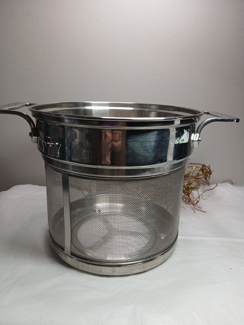 Stainless Steel Fine Mesh Food Strainer Basket - Silver